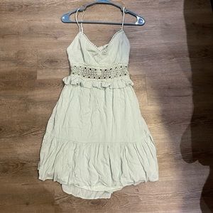 Green Summer Swing Dress